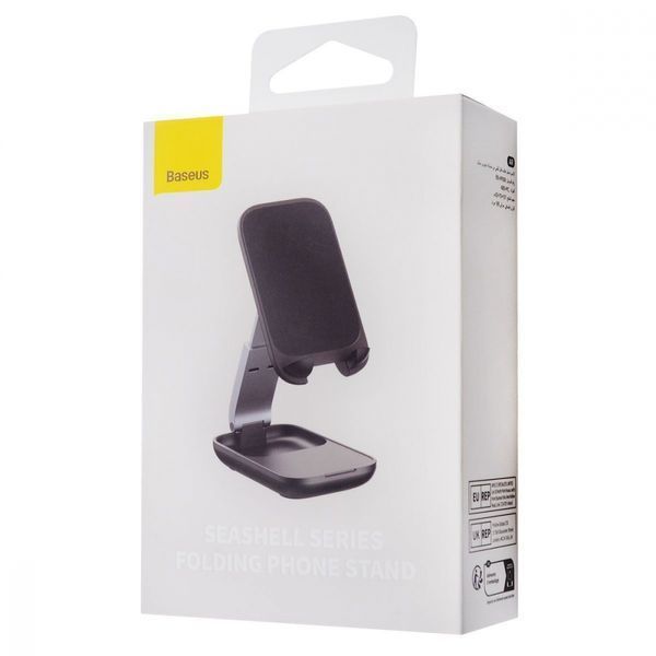Підставка для телефону Baseus Seashell Series (B10551500111-00) Black 295039 фото