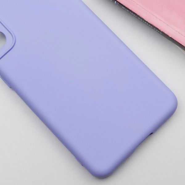 Чохол Silicone Cover Lakshmi Full Camera (AA) для Samsung Galaxy S24 FE Бузковий / Dasheen 323731 фото