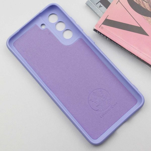 Чохол Silicone Cover Lakshmi Full Camera (AA) для Samsung Galaxy S24 FE Бузковий / Dasheen 323731 фото