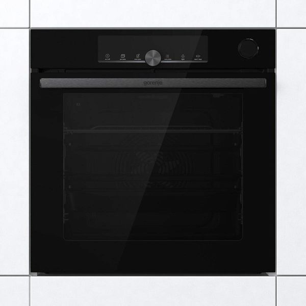 Духова шафа Gorenje електрична, 77л, A+, пара, дисплей, чорний (BSA6747A04BG) 370165 фото