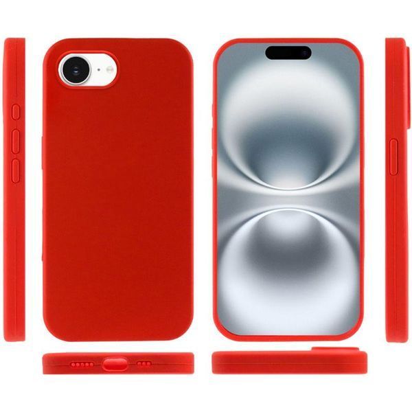 Чохол Silicone Case Full Protective (AA) NO LOGO для Apple iPhone 16e (6.1") Червоний / Red 398034 фото