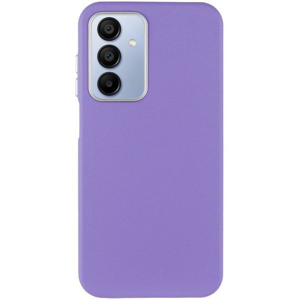 Шкіряний чохол Leather Case Metal Buttons для Samsung Galaxy A25 5G Light Purple 341407 фото