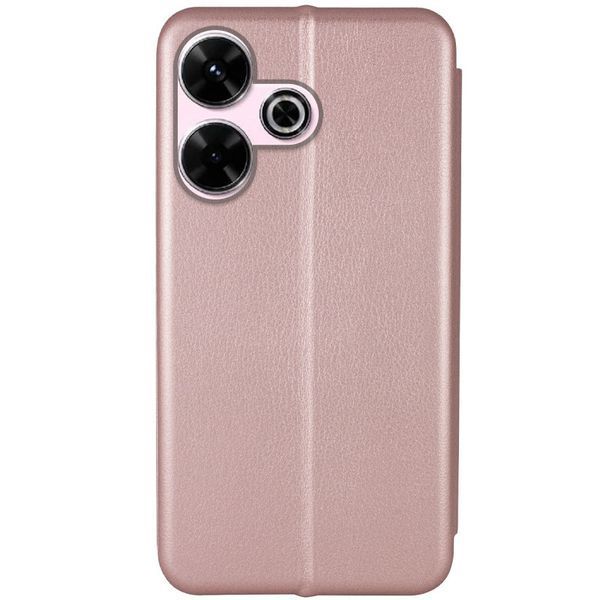 Шкіряний чохол (книжка) Classy для Xiaomi Redmi 13 4G / Poco M6 4G Rose Gold 317717 фото