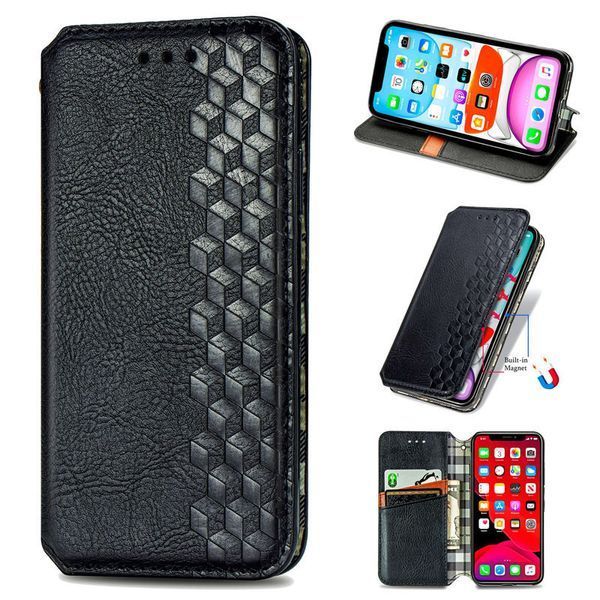 Шкіряний чохол книжка GETMAN Cubic (PU) для Xiaomi Poco X5 5G / Redmi Note 12 5G Чорний 269038 фото