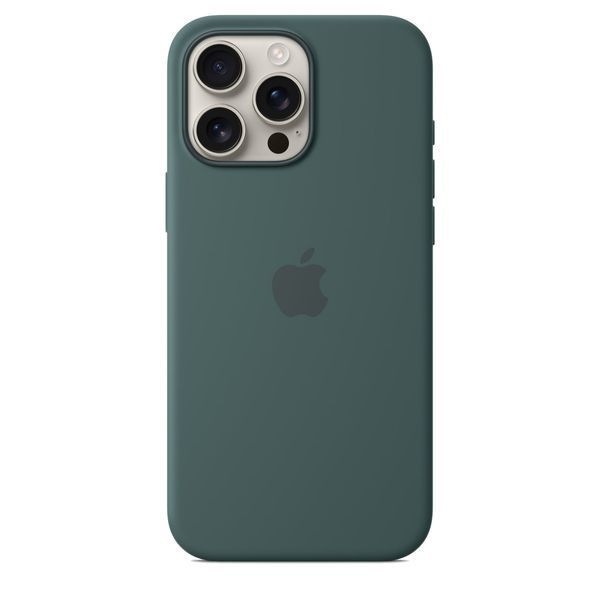 Чохол-накладка Apple iPhone 16 Pro Max Silicone Case with MagSafe - Lake Green (MA7V4) 321817 фото