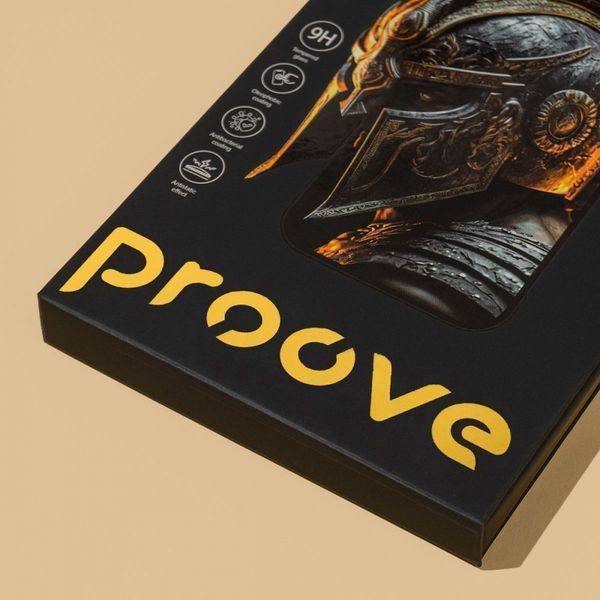 Захисне скло iPhone 16 Pro/17 Proove Achilles (PGPAIP16P001) Black 321830 фото