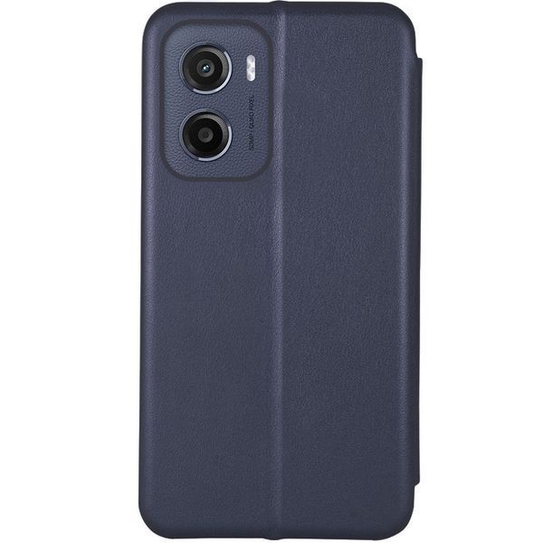 Шкіряний чохол-книжка Classy для Motorola Moto G05 / E15 Темно-синій 377801 фото