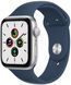 Смарт-годинник Apple Watch SE GPS 44mm Silver Aluminum Case Abyss Blue S. Band MKQ43 239362 фото 1