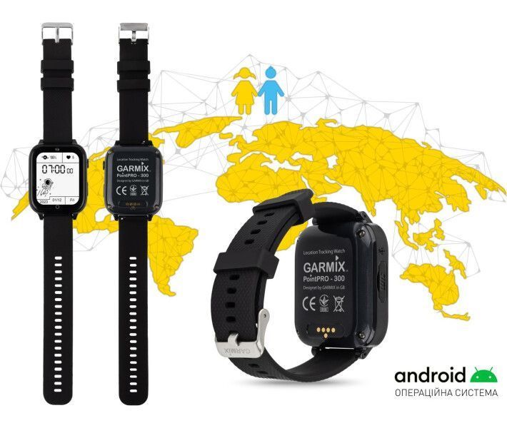 Смарт-годинник для дітей GARMIX PointPRO-300 4G/GPS/WIFI/VIDEO CALL PURPLE 389796 фото