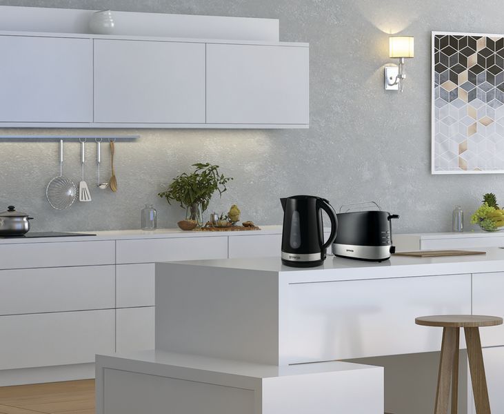 Електрочайник Gorenje, 1,7л, пластик, чорний (K17BK) 371245 фото
