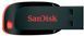 Накопичувач SanDisk 32GB USB 2.0 Type-A Cruzer Blade Чорний (SDCZ50-032G-B35) 375216 фото 1