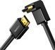 Кабель UGREEN HD103 HDMI Cable Right Angle 90 Degree 2m (10173) Black 314309 фото 1