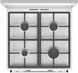 Плита Gorenje комбінована, 71л, 60x60см, дисплей, IconLed, чавун, білий (GK6C5WF) 374406 фото 4