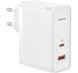 Зарядний Пристрій Baseus GaN5 Pro 100W Type-C + USB + Кабель Type-C - Type-C (CCGP090202) white 268697 фото 4