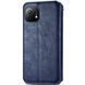 Шкіряний чохол книжка GETMAN Cubic (PU) для Xiaomi Mi 11 Синій 204000 фото 2