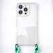 Чохол TPU CrossBody with straps для Apple iPhone 12 Pro Max (6.7") Transparent 359035 фото 7
