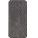 Шкіряний чохол-книжка GETMAN Cubic (PU) для Xiaomi Redmi A5 / Poco C71 Сірий 378152 фото 1