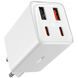 Зарядний Пристрій Baseus GaN6 Pro 65W FC 2xUSB-C | 2xUSB-A (P10162701213-00) White 289551 фото 6