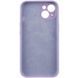 Чехол Silicone Case Full Camera Protective (AA) NO LOGO для Apple iPhone 14 (6.1") Сиреневый / Lilac 288740 фото 4