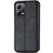Шкіряний чохол книжка GETMAN Cubic (PU) для Xiaomi Poco X5 5G / Redmi Note 12 5G Чорний 269038 фото 2