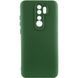Чохол TPU GETMAN Liquid Silk Full Camera для Xiaomi Redmi Note 8 Pro Зелений / Dark green 323821 фото 1