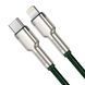Кабель Baseus Cafule Metal Type-C To Lightning PD 20W (1m) (CATLJK-A06) Green 271348 фото 2