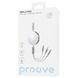 Кабель Proove Triple Sync 3 In1 Type-C + Micro USB + Lightning (1.2m) (CCTS20001502) White 316322 фото 2