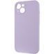 Чехол Silicone Case Full Camera Protective (AA) NO LOGO для Apple iPhone 14 (6.1") Сиреневый / Lilac 288740 фото 3
