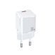 Зарядний Пристрій Usams T45 UX Series USB-C PD&QC3.0 30W 3A with Lightning-Type-C cable White 258879 фото 2