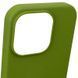Чохол Silicone Case Full Protective (AA) NO LOGO для Apple iPhone 15 Pro (6.1") Зелений / Dark Olive 348948 фото 4