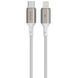 Кабель Proove Dense Metal Type-C to Lightning 27W (2m) (CCDM27002122) white 392534 фото 1