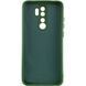 Чохол TPU GETMAN Liquid Silk Full Camera для Xiaomi Redmi Note 8 Pro Зелений / Dark green 323821 фото 2
