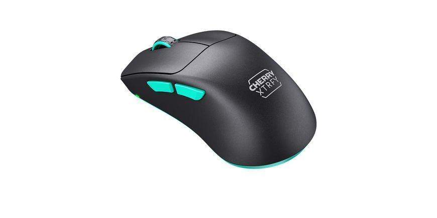 Миша Cherry Xtrfy M64, WL/USB-A, RGB, чорний (CX-M64W-BLACK) 369025 фото