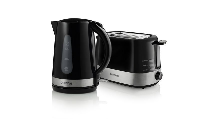 Електрочайник Gorenje, 1,7л, пластик, чорний (K17BK) 371245 фото